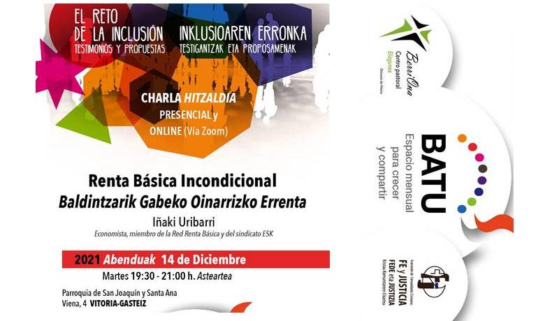 imagen Renta Básica Incondicional. BATU con ...  Iñaki 
